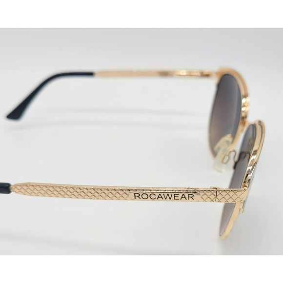 Rocawear gold and black trim cat eye sunglasses sunnies R576-GLDOX - Picture 4 of 5